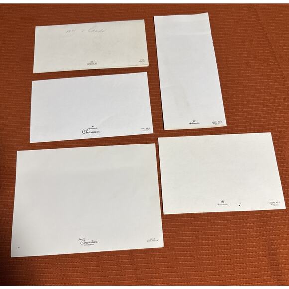 Vintage a lot of 5 used Christmas greeting cards - Picture 2 of 6